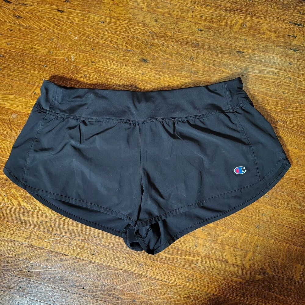 Champion Black Athletic Shorts Women's Size XL/T741